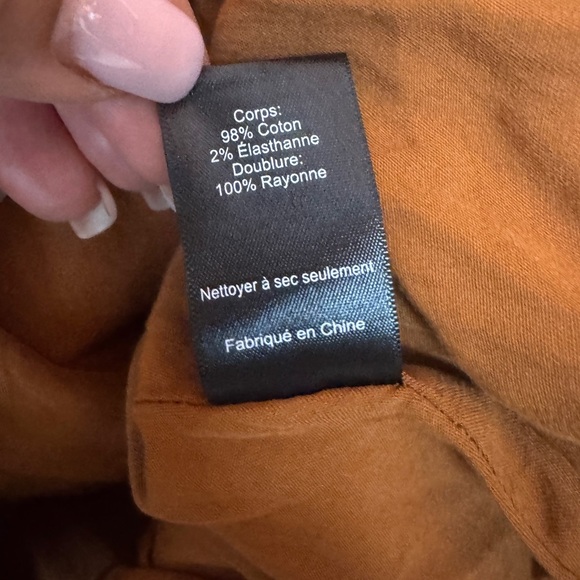 Astr The Label Ruched Flounce Shirtdress Long Sleeve Buttoned brown Small.  E32 - Picture 4 of 17